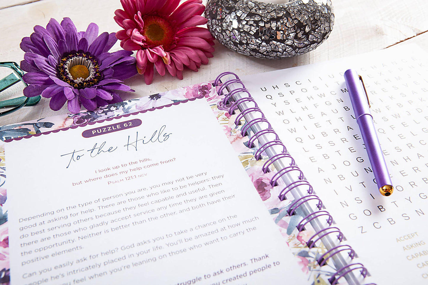 Bible Word Search Devotional (Psalms, Easter Gift Ideas)
