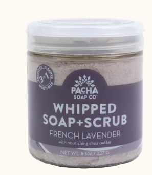 French Lavender Whipped Soap + Scrub