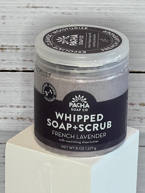 French Lavender Whipped Soap + Scrub