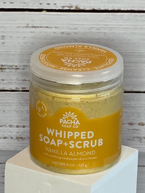 Vanilla Almond Whipped Soap + Scrub